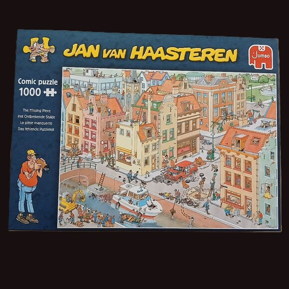 Jan Van Haasteren The Missing Piece Jigsaw Puzzle, 1000 Pieces - Picture 1 of 2